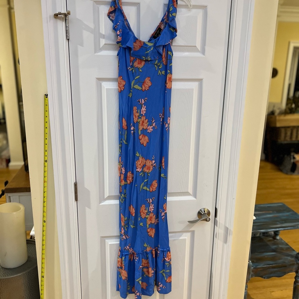Ladies Size XS "Jessica Simpson" Vibrant Blue and Pink Dress GUC ❤️